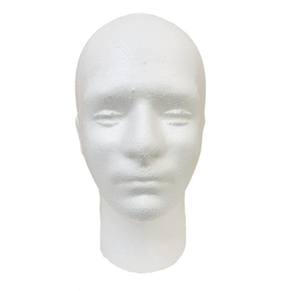 ican Man Polystyrene Foam Head, Male Sunglass, cap display Stand