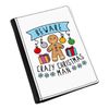 Gift Base Beware Crazy Christmas Man Passport Holder Cover