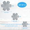 12 Pack Pot & Pan Protectors in 3 Sizes, Stackable Pan Separators to Avoid Scratching or Marring, Cookware Protector Set for Glass Ceramic Plates & Bowls