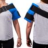 Soft Gel Shoulder Ice Wrap By Cool Relief (Blue Color)