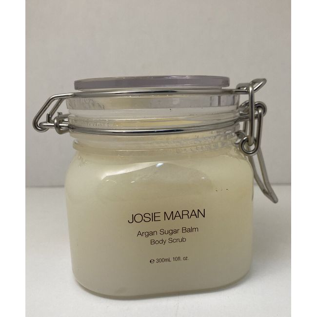 Josie Maran PEPPERMINT BARK Argan Sugar Balm Body Scrub 10 oz