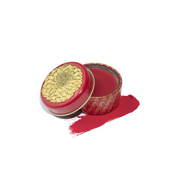 Besame Cosmetics | Crimson Cream Rouge - 1938 | Cream Blush for Cheeks + Lips with Long Wearing Matte Finish | Vintage Makeup in Reusable Tin | 2-in-1 Lip and Cheek Tint | Vegan Makeup Blush