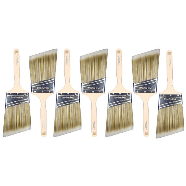 3" Angle House Wall,Trim Paint Brush Set Home Exterior or Interior Brushes