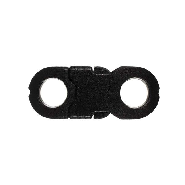 Breakaway Side Release Buckles - 5 mm Diameter (Black, 5-Pack)