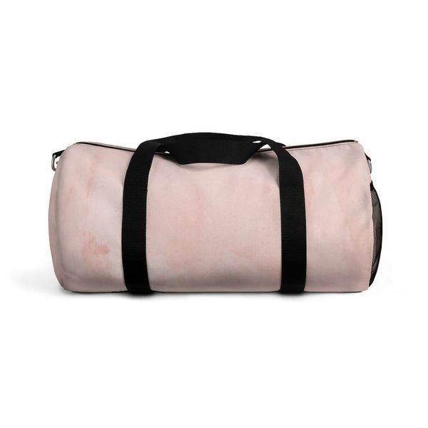 Duffel Bag, Carry on Luggage, Peach Marble - Small