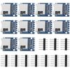 Create idea 10Pcs 3.3V Micro SD Card Reader Modul SPI SD Card Slot Module Socket Reader with 6-Way Pin Strip for Micro SD Card ESP32