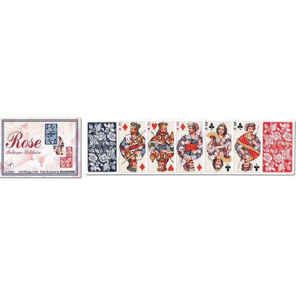 Piatnik 2044 "Roses Patience Card Game (2 x 55-Piece)