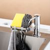 Sink Soap Dispenser Kitchen ABS Liquid Pump Tube with Sponge Holder