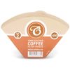 300 Size 2 Coffee Filter Paper Cones, Unbleached by EDESIA ESPRESS