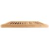 Miller Shingle Rectangle Clear Cedar Vent, Flush Mount - 12 inch x 24 inch