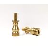 Lamp Shade/Finial Riser-Solid Brass, 4 Sizes, 3 Finishes 1/4-27 (1 pc.) (1"-Unfinished Brass)