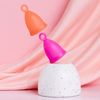 Peachlife Ring Menstrual Cup - Reusable for 10 Years - Medium Size, Medium Firm