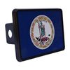 Rogue River Tactical Virginia State Flag Trailer Hitch Cover Plug VA