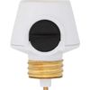 Westek 6009B 100W Full Range Lamp Socket Manual Dimmer, White