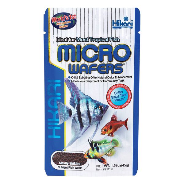 Hikari Micro Wafers Fish Food, 1.58-Ounce