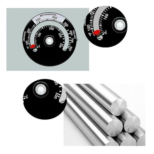 (3PCS)Magnesium Rod Magnetic Stove Fire Temperature Gauge Thermometer Tester#