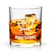 Joymaking Whiskey Glasses Gifts - 50 Years of Being Awesome, 50th Birthday Gifts Men Women, Mens 50th Birthday Gifts, 50th Birthday Decorations, Dad Uncle Gifts, 50th Birthday Gifts for Men 310ml