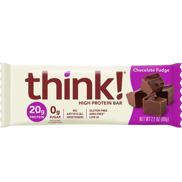 ThinkThin Protein Bar, Gluten Free Chocolate Fudge, 10 Count