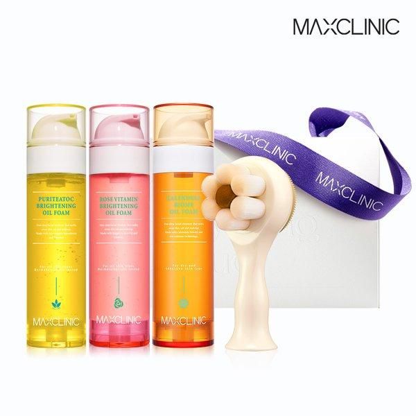 [Max Clinic] Best Oil Foam 3-piece Brush Set (+Gift Box Packaging) M36074