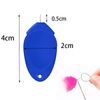 XINCHENG 10 Pieces Needle Threader, Plastic Sewing Needle Threader, Oval Plastic Needle Threader Hand Sewing Tool, Thumb Shape Simple Threading Machine Needle Threader