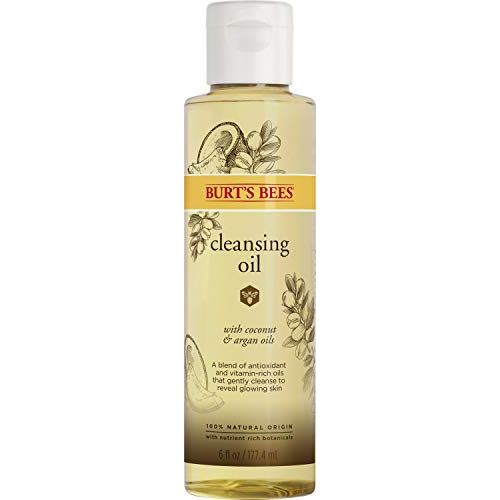 Burt's Bees 100% Natural Facial Cleansing Oil for Normal to Dry Skin, 6 Oz