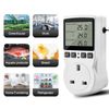 Diymore Digital Thermostat,230V Temperature Controller Socket Outlet,13A Timer Switch Plug with Sensor for Reptile Greenhouse Home Fermentation
