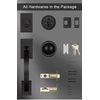Exterior And Interior Duty Door Lock ￼￼ ￼Set , For single Door