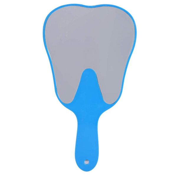 AMONIDA Dental Mirror, 9.8 * 5.1Inch Durable Safe Tooth Mirror, for Observing Adults Dental Home(blue)