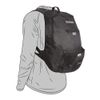 Oxford 15 Litre Fold Away Back Pack Handy Sack, Black