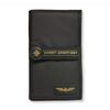 Sky Art Japan Design 4 PILOTS Pilot Chart Cover Map Case Black Chart Organizer