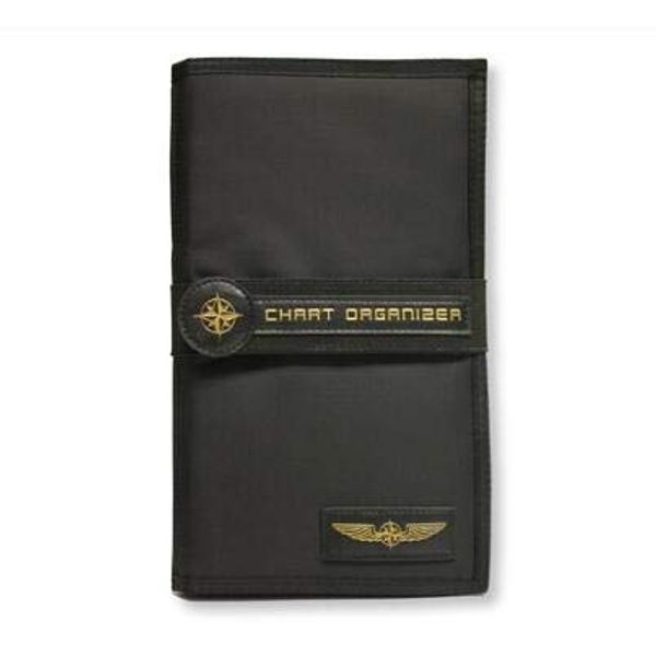 Sky Art Japan Design 4 PILOTS Pilot Chart Cover Map Case Black Chart Organizer