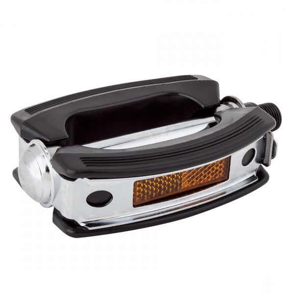 Jstpure for Bow Pedals 9/16" Body Rubber Surface Black/Silver
