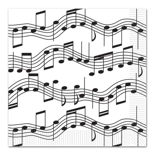 Music Treasures Co. Musical Note Party Napkins