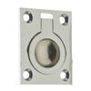 idh by St. Simons 25220-026 Professional Grade Quality Genuine Solid Brass Flush Ring Pull, Polished Chrome