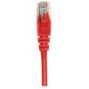 Intellinet Network Patch Cable, Cat5e, 5m, Red, CCA, U/UTP, PVC, RJ45, Gold Plated Contacts, Snagless, Booted, Polybag