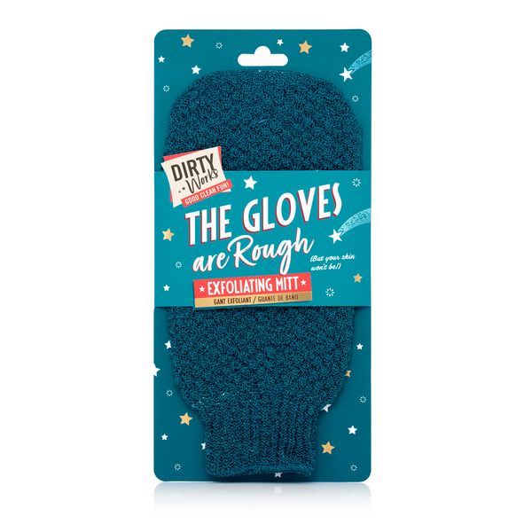 Dirty Works The gloves are a rough exfoliating glove