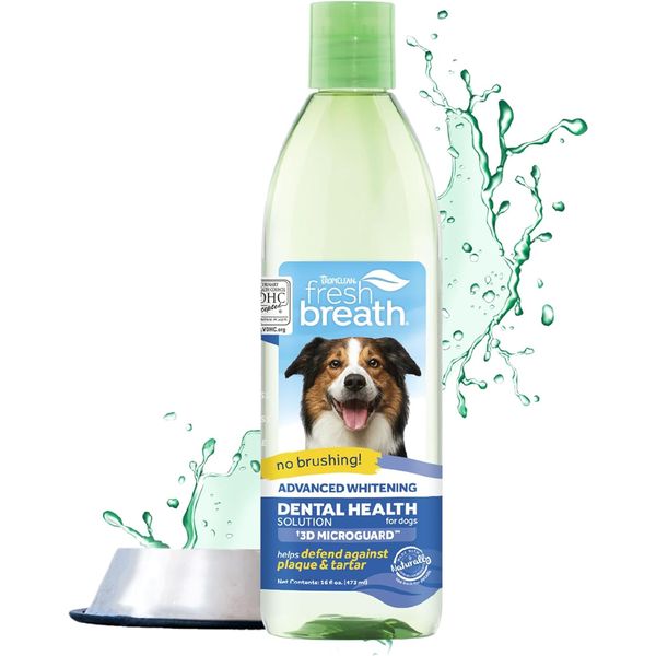 Fresh Breath Advanced WhiteningDog Oral Care Water Additive Dog Breath Freshener