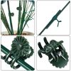 50 Pieces Plastic Coated Iron Wire 15.9 Inch Single Handle Plant Support