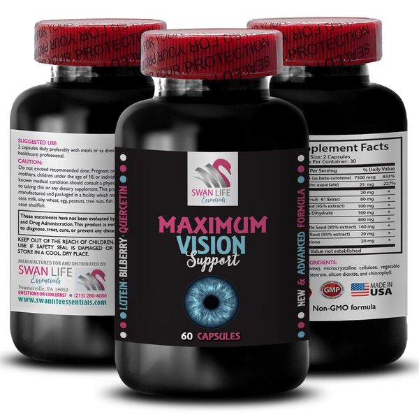 Grape seed for eye care - MAXIMUM VISION SUPPORT - Eye vitamins with vitaminA 1B