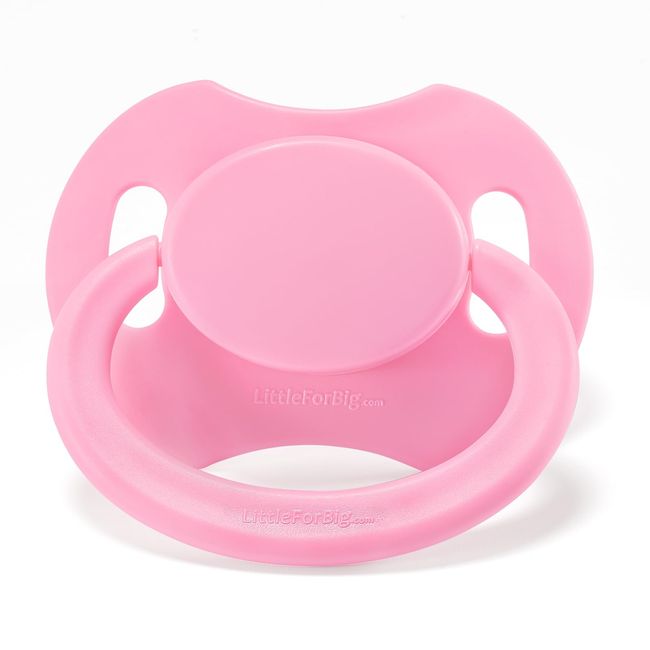 LittleForBig Adult Pacifier, 2nd Generation, Includes Dustproof Cover, Snoring Reduction, Individually Packaged, Combinable, Solid Color, Beauty Rose