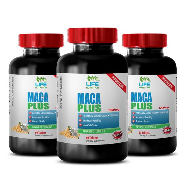 Male Enlargement Cream Pills - Maca Complex 1301mg - Nettle Root Extract 3B