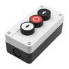 Stop Control Push Button Light Up Button Station Box Up and Down Momentary Switch Box Pushbutton Switches for Control for Industrial