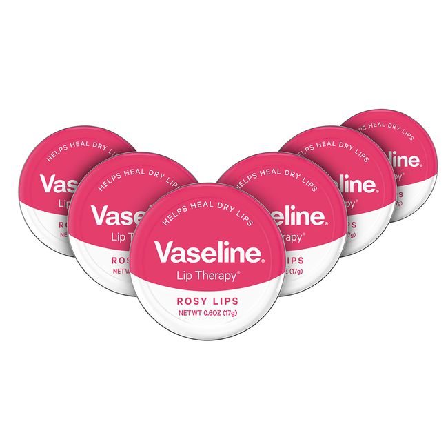 Vaseline Lip Therapy Lip Balm Tin, Original, 0.6 oz