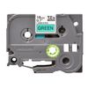 BROTHER Labelling Tape, Black on Green, 18 mm