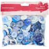 Papermania 250 g Assorted Button Pack, Blue