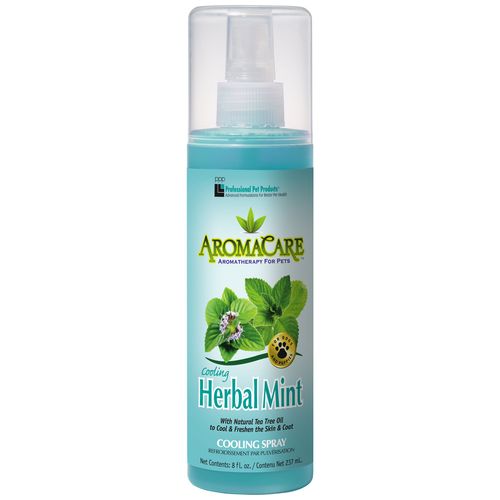 Professional Pet Products Aromacare Cooling Herbal Mint Spray, 8 oz, Green