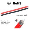 ELFCULB SAE Connector Extension Cable,16AWG 2FT 2 Pin Quick Disconnect Plug for Car Motorcycle(2 Pack)