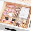 72 PCS Clear Plastic Drawer Organizers Set, 4 Size Versatile Bathroom & Vanity