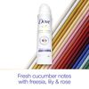 Dove Advanced Care Invisible Dry Spray Antiperspirant Deodorant No White Marks on 100 Colors Sheer Fresh 48-Hour Sweat and Odor Protecting Deodorant for Women 3.8 oz