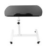 Adjustable Overbed Table with Wheels for Home Use or Medical - Black Black